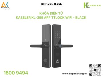 Khóa điện tử Kassler KL-399 App TTlock Wifi - Black 